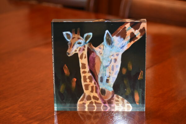 Crystal Block Giraffes